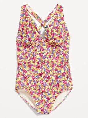Old Navy Tie-back One-Piece Swimsuit, NWT